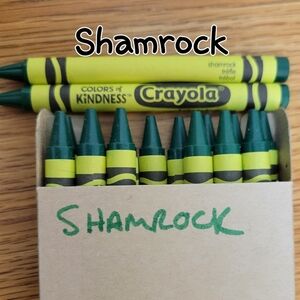 16ct Crayola Crayons (Shamrock) Single Color Bulk Lot